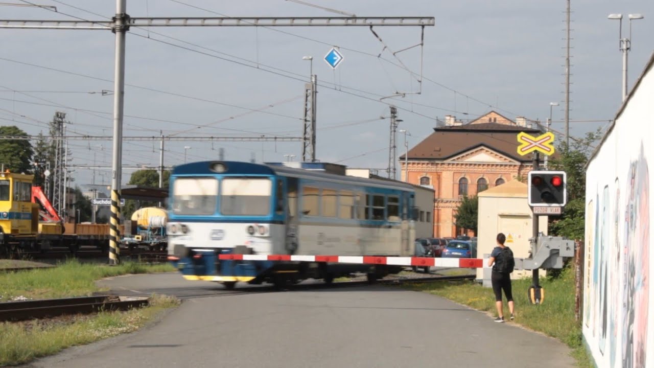 Železniční přejezd Suchdol nad Odrou #2 [P6751] 3.7. 2024