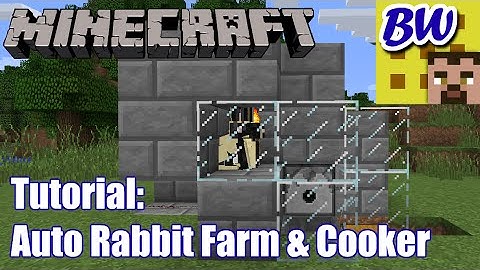 Minecraft Tutorial: Automatic Rabbit Farm and Cooker