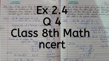 Ex 2.4, Q 4, Chapter 2- Linear Equations In One Variable, Class 8th Math, NCERT