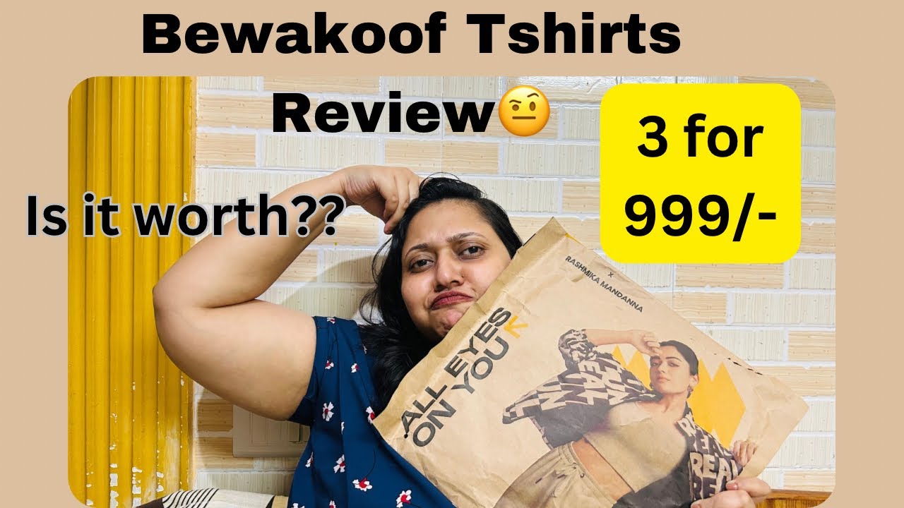 Bewakoof brand Tshirts Review| 3 for 999/-| unsponsored| Fast Fashion |casual Tshirts