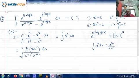 INDEFINITE INTEGRATION||PART02|JEE MAINS |EAMCET|ECET||2022 |PGT&TGT||#SAKALAVIDYA