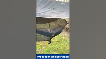 Portable Camping Hammock with Mosquito Net & Rain Cover – Ultimate Outdoor Survival Shelter #camp