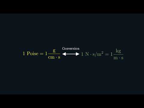 نحوه تبدیل ویسکوزیته پواز به نیوتن ثانیه بر متر مربع گام به گام