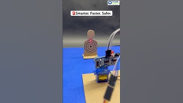 Laser ON When Intruder Detected 🚨 | Smart Sonar #roboarmy #arduinoproject #sonar