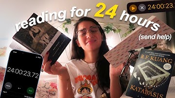how many books can i read in 24 hours STRAIGHT? 😳📖 reading challenge