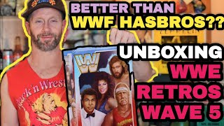 Pro Wrestler Unboxes WWE Matell Retros Wave 5 | Do They Suck?