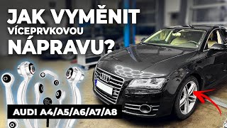 Jaké záludnosti vás mohou potkat při výměně víceprvkové nápravy u vozů Audi A4,A5,A6,A7 a A8?