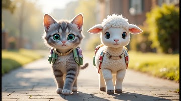 MÈO CON LƯỜI HỌC - NHẠC THIẾU NHI