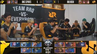 Download Lagu ONIC Esports vs RRQ Hoshi Match 2 - MPL Indonesia Season 5 Playoffs Hari ke-1