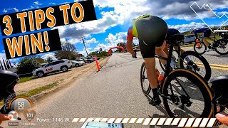 HOW TO WIN A SPRINT, 3 tips to save energy  - Tour de Murrieta circuit race cat 2/3 @jasperverkuijl