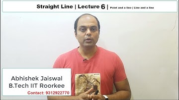 Live Stream | Class 11th | Maths | Straight Line | Lecture 6 | By Abhishek Jaiswal