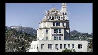 : Kimpton Everly Hotel,  Hollywood, Los Angeles, California. Hollywood Hills View.