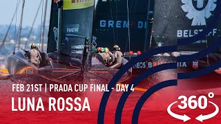 Luna Rossa On-Board 360 | PRADA Cup Final Day 4