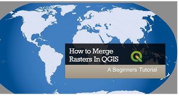 How to merge raster files in QGIS
