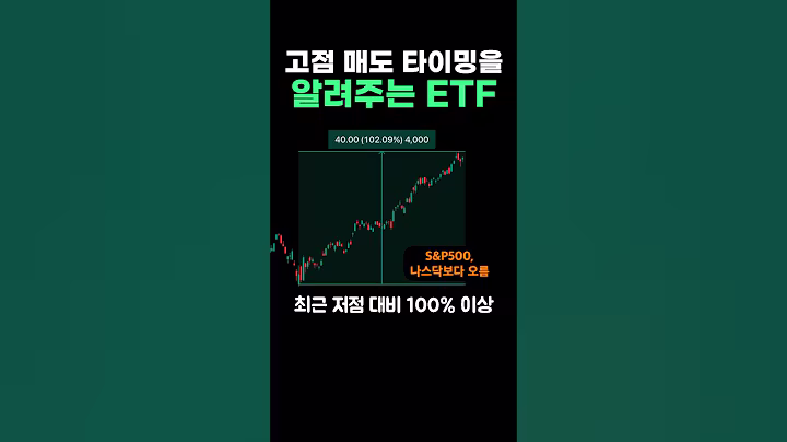 고점 매도 타이밍을 알려주는 ETF