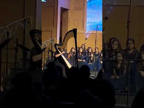 Игра на арфе #арфа #музыка #shortvideo #короткиевидео #рождество #shorts #шортс #short