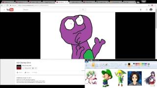 ANGEL REACTS! Asking Barney Error (ft. Toon Link, Baby Luigi, Koyori Toudou, and Sailor Mars)