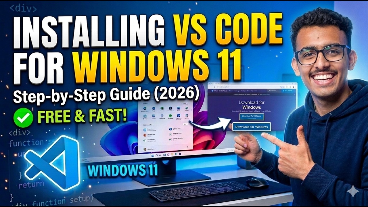 How to download Visual Studio Code in Windows 11 for 2026 - YouTube