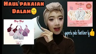 Review pakaian dalam lokal Harga mulai 5 Ribu aja Di Mey Mey official || Novah Safitri