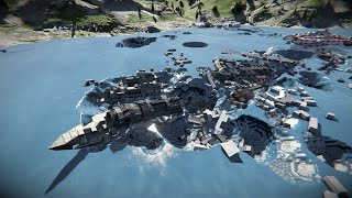 Things Crashing Into Things - Space Engineers! 25 #shorts #starwars #space