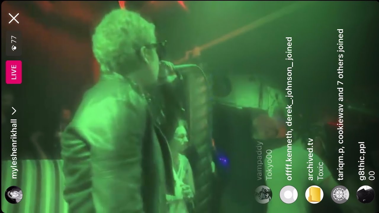 Myles Henrik Hall IG Live @ 00RAV3 in PARIS, FRANCE | GAB3 Performing LIVE 6/23/23