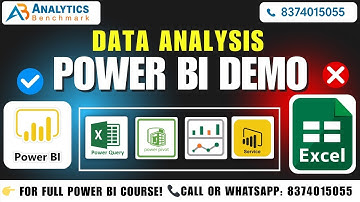 Power BI  Demo – Transforming Data into Actionable Insights Analytics Benchmark | 📞 8374015055