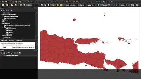 Menampilkan Data Vektor menggunakan QGIS 3.16 / Displaying Vector Data using QGIS 3.16