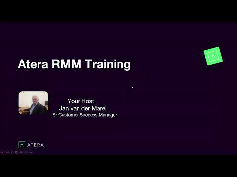 Atera RMM Training