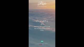 Beautiful Recitation Of Surah Al Qamar with English & Urdu Subtitle #qurantilawat #reel