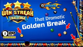A Dramatic Golden Break on Winstreak Challenge 8 Ball Pool screenshot 5