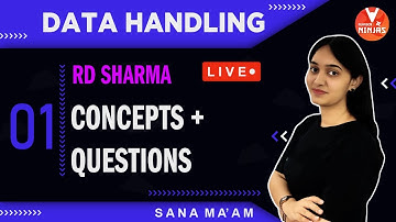 Data Handling - 1 | RD Sharma Questions | Concepts + Questions | Class 7 Maths | Sana Khan.