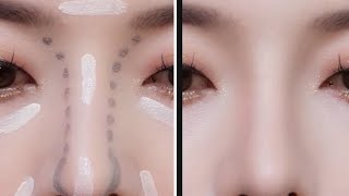 Slim Nose Makeup | Beautiful Nose ✨#slimnose#tips#makeup#makeuptutorial#girlmakeup #girl #beauty#fyp