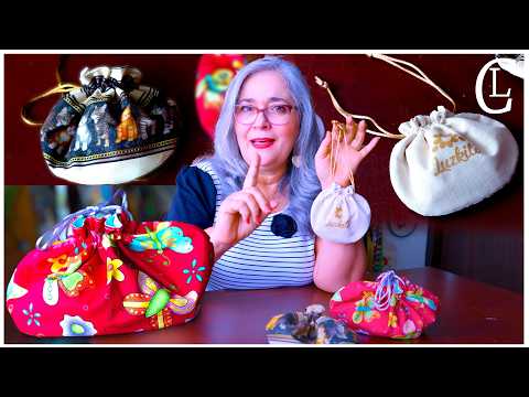 Bolsitas de tela en 3 tamaños/Costura creativa fácil, rápido y útil /IDEA DE EMPRENDIMIENTO