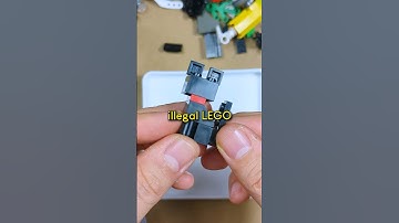 an official LEGO set with illegal technique? #LEGO #legos #AFOL #legobuild #legomoc