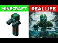 Minecraft VS Real Life – Drowned 🌊😱