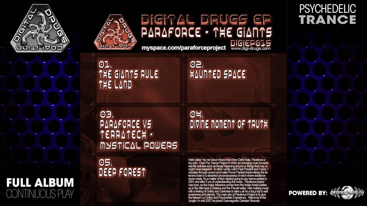 Paraforce - Giants Rule The Land EP (digiep015 / Digital Drugs Coalition) ::[Full Album / HD]::