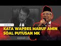 Kata Wapres Maruf Amin Soal Putusan MK Terkait Batas Usia Capres dan Cawapres
