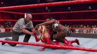 WWE 2K22 Raw Women's Championship Tournament Round 1 Match 1: Carmella VS Ember Moon