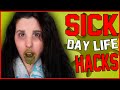 10 DIY Sick Day Life Hacks! | Reality of Being Sick | How To Feel Better at Your Worst!