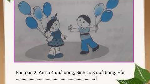 VIDEO BÀI GIẢNG GIẢI TOÁN CÓ LỜI VĂN LỚP 1