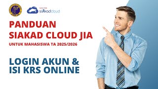 Panduan KRS Online Mahasiswa di SIAKAD CLOUD STBA JIA 2025 2026 screenshot 4