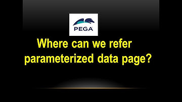 Parameterized data page