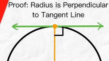 Proof: Radius is Perpendicular to Tangent of a Circle | Geometry