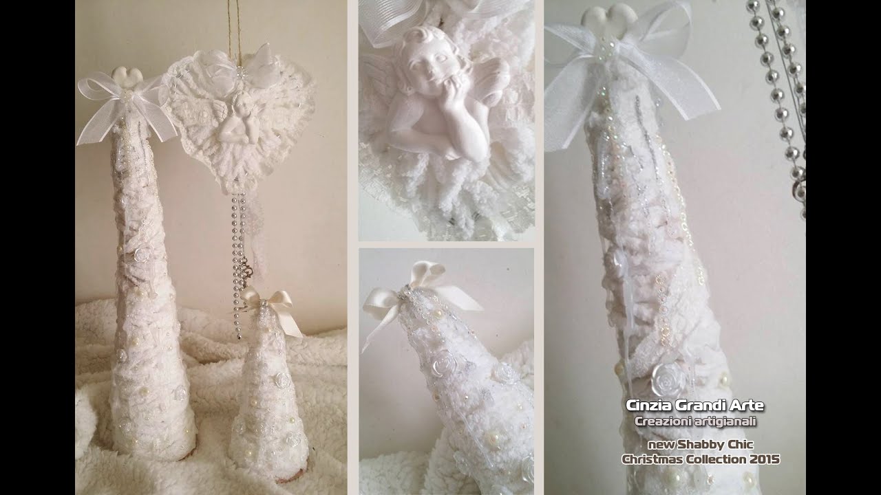Diy cuori e alberi di natale shabby chic in lana youtube Youtube fai da te casa