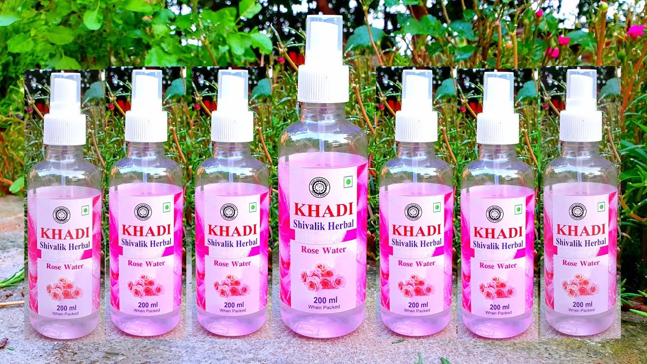khadi herbal rose water