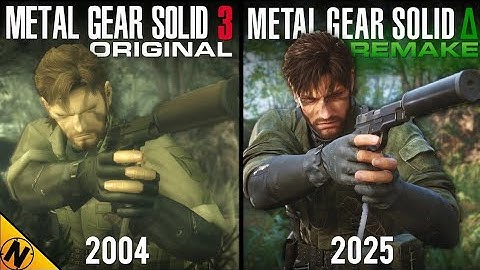 Metal Gear Solid Delta: Snake Eater - Remake vs Original | Direct Comparison
