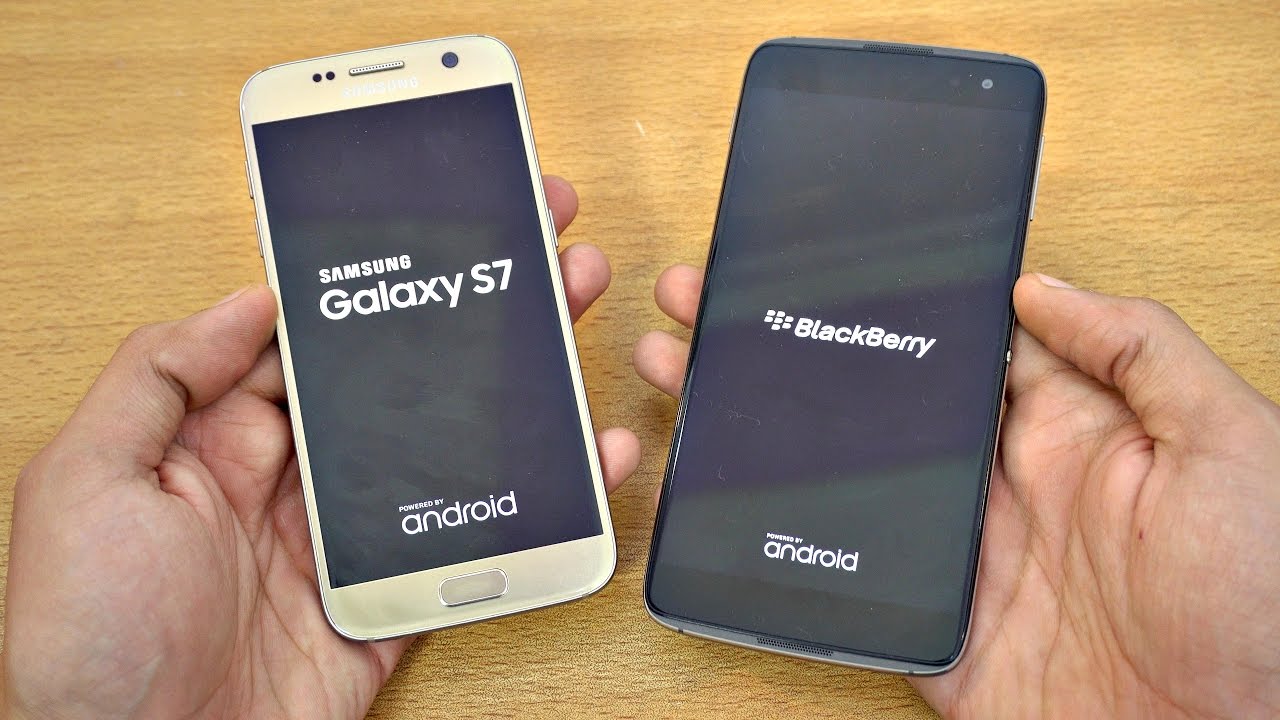 BlackBerry DTEK60 and Samsung Galaxy S7 - Speed Test!
