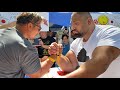 Levan vs Japanese armwrestler【世界一のアームレスラーに日本の精鋭達が挑む】