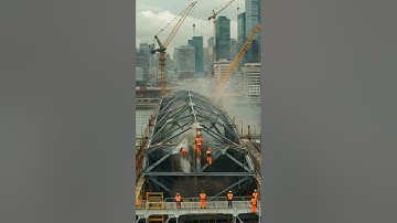 Shocking Construction Fail Bridge Collapse! #fail #construction #engineering