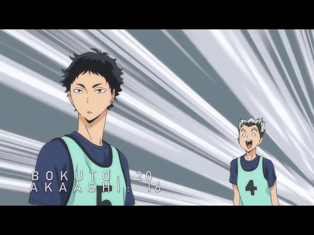 Bokuto Koutarou and Akaashi Keiji saying each other's names compilation class=